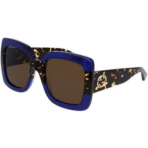 gucci glittered gradient oversized square sunglasses replica